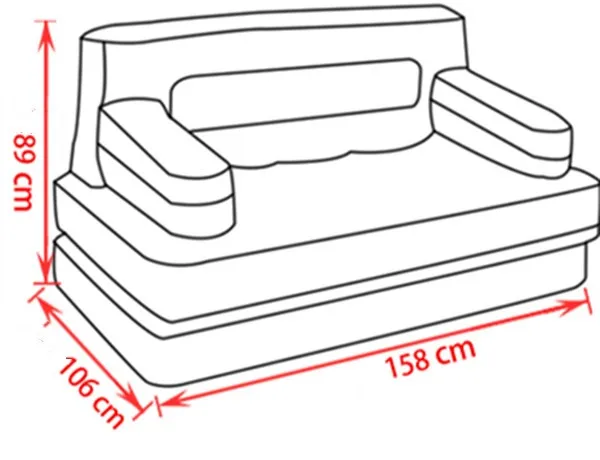 Smartlife многофункциональный надувной диван кожаный складной диван-кровать