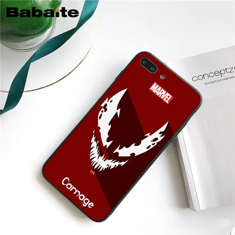 Babaite Venom пленка MCU чехол для телефона для iphone 11 Pro 11Pro Max 6S 6plus 7 7plus 8 8Plus X Xs MAX 5 5S XR