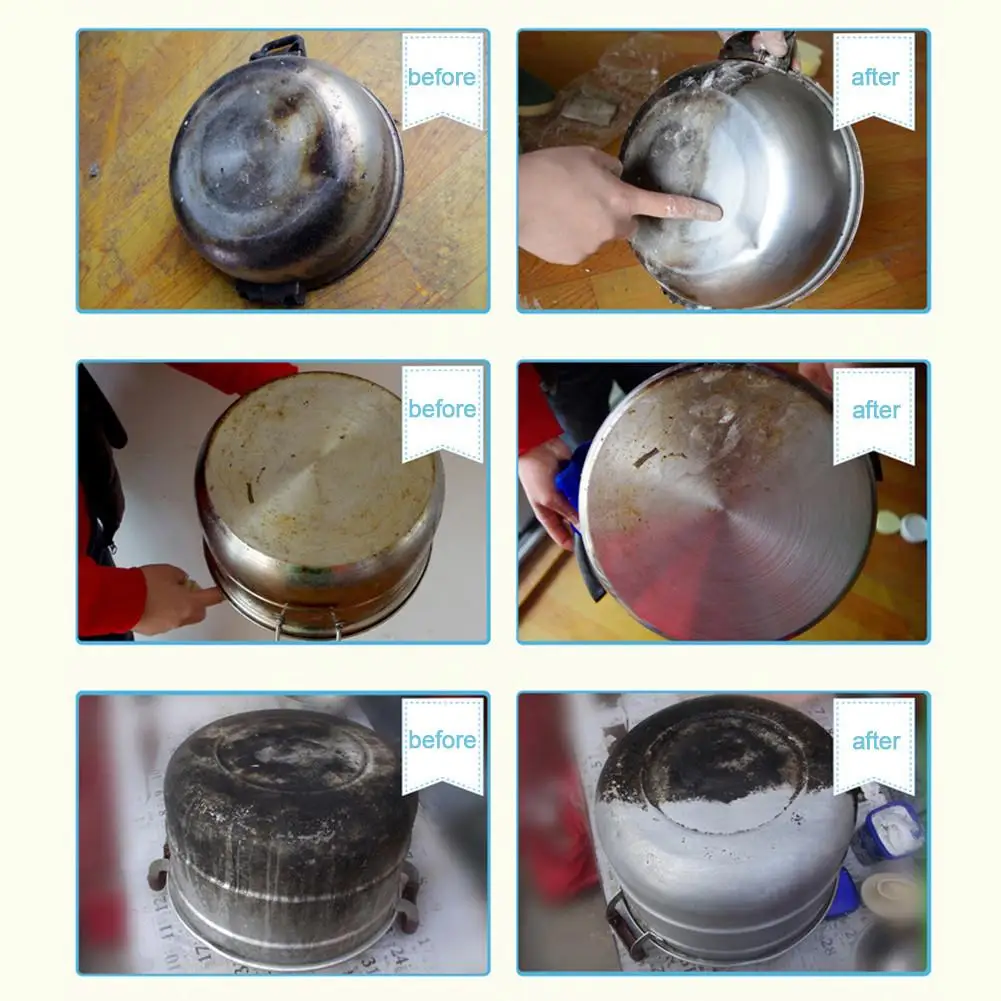 Многофункциональная Чистящая паста из нержавеющей стали, безводная Чистящая паста для удаления ржавчины, бытовой чистящий инструмент