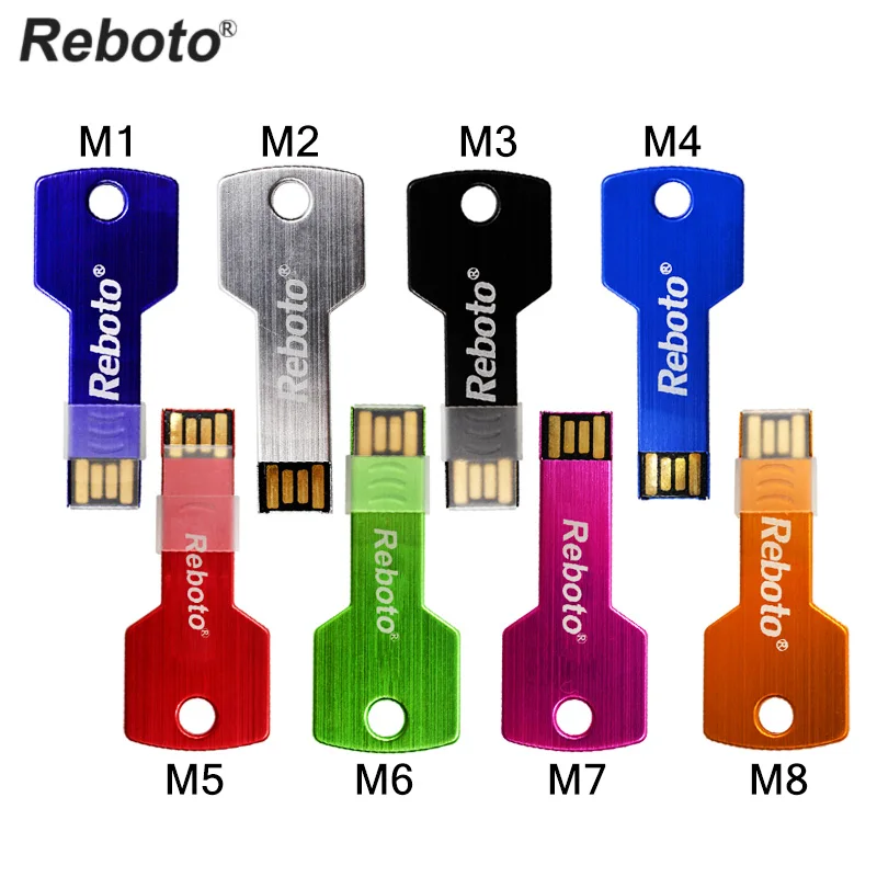 Лучший Мини ключевые фигуры карту флэш памяти с интерфейсом usb 64 ГБ u диска 32 ГБ 16 ГБ 8 ГБ 4 ГБ многоцветный Металл Флеш накопитель usb memory stick подарок бе...