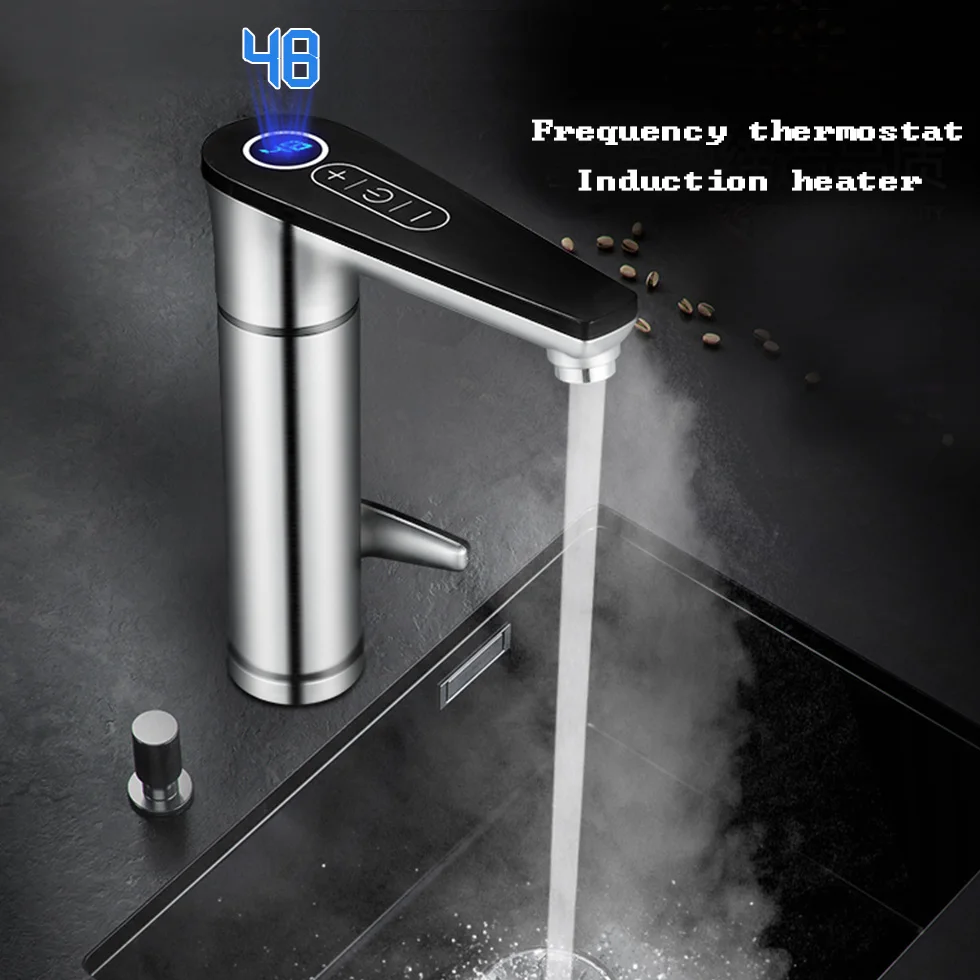Kbxstart Electric Touch Faucet Thermostat Induction Heater Water Tap
