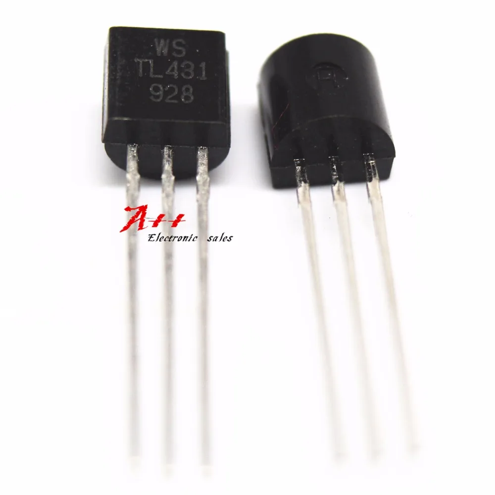 Chanzon 100pcs TL431 TO-92 Voltage Regulator 1-100mA Shunt Regulator Transistor 