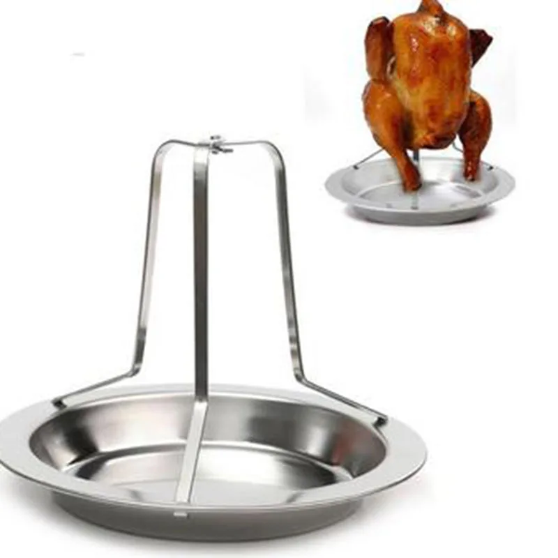 Chicken Duck Holder Rack Grill Stand Roasting For BBQ Tools Rib Non