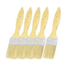 Бмби-мебельная краска 1," Широкая щетина волосы деревянная ручка краски кисти 5 шт