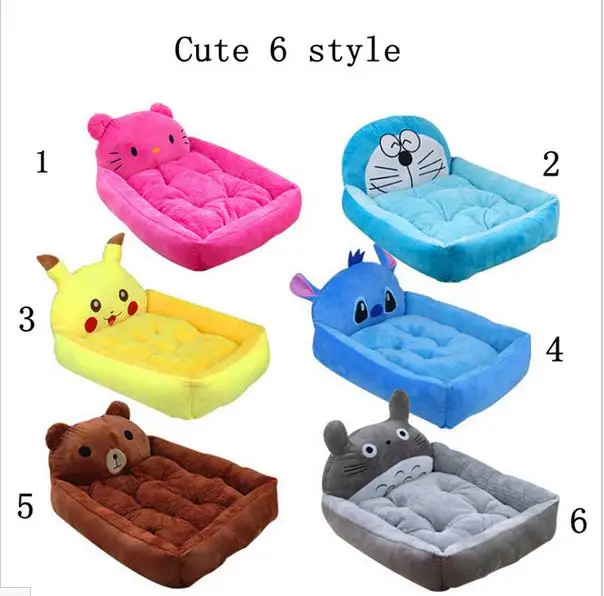 

Cartoon cute animal pet dog cat beds warm dog kennel Teddy Pet Dog Sofa Bottom waterproof free shipping