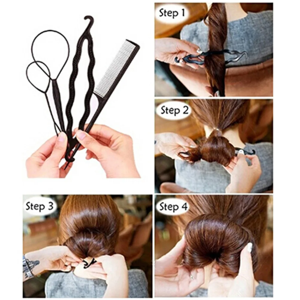 Hair Accessories Hairpins Hair Clips For Women Bun Maker Pads