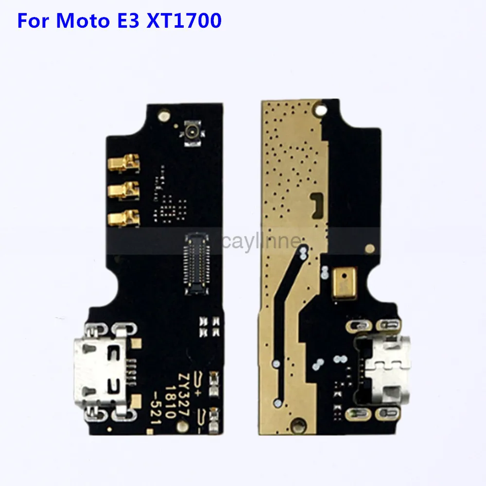 Разъем Micro USB для зарядки док-станции Motorola Moto E3 XT1700 Замена платы микрофона с гибким