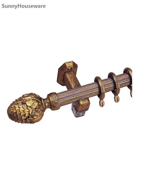 Sunnyhouseware Luxury 33mm Diameter Curtain Poles Aluminum Alloy