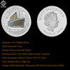 Moneda de plata del Titanic, colección de 1912, aniversario de 100, memoria de Rms, conmemoración de la lesión del Titanic ► Foto 3/6