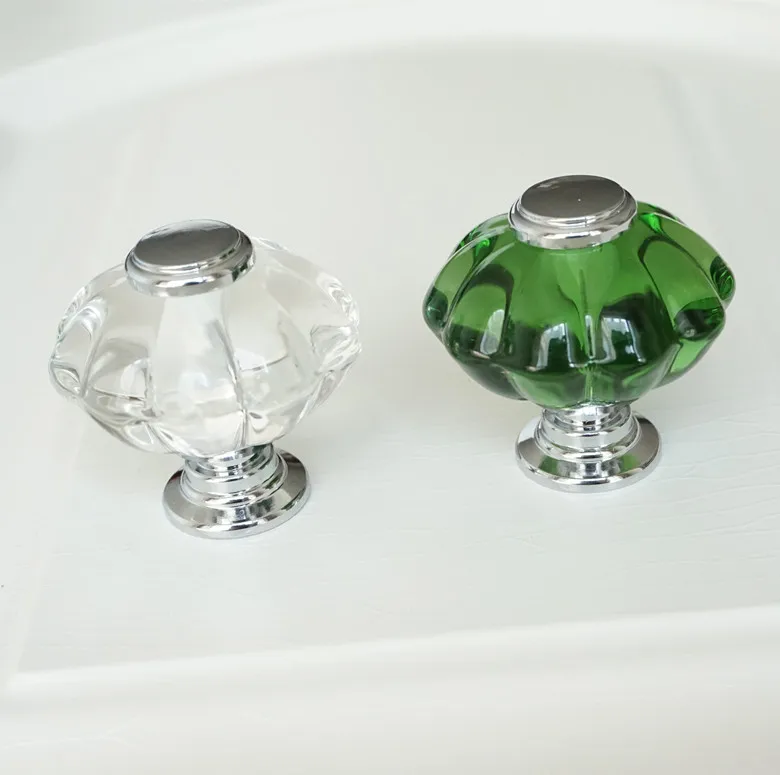 1pc Crystal Knobs Dresser Handles Drawer Knob Pulls Cupboard Handles