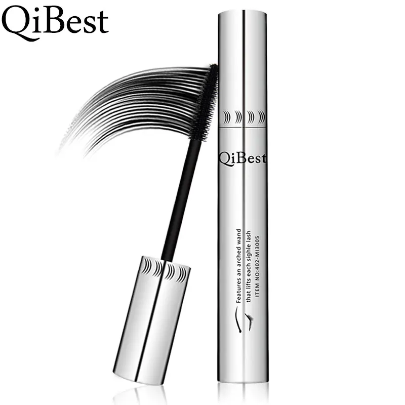 

hotting sale brand Qibest curling thick lengthening fast dry female Mascara eyes beauty makeup cosmetic black 1pcs sexy eyelash