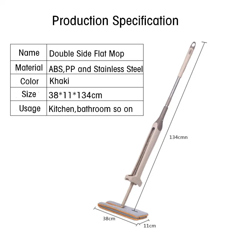 YYBU двухсторонние плоские швабры для дома, для ленивых, для чистки пола, Швабра для уборки пола, вращающаяся на 360 градусов, инструменты для уборки домашнего пола