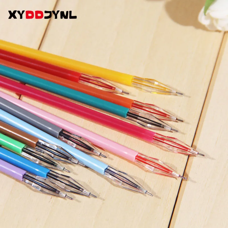

XYDDJYNL 12 Colors High-grade Gel Pen Drill Neutral Gel Pen Ink Diamond Head Refills 0.38mm Refill Office and School Supplies