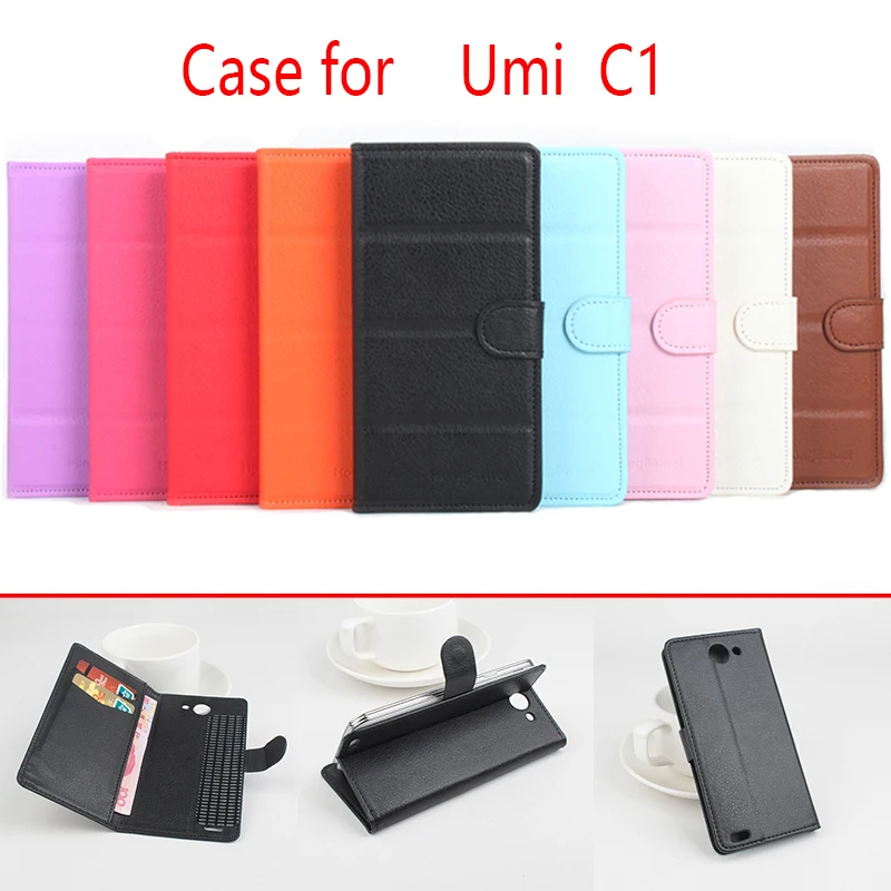 

Phone case Original Genuine Leather Wallet Flip Case for UMI C1 Phone Cases Sanheng