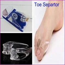 New 2017 Transparent Silicone Toe Separator Gel Separators Stretchers Bunion Protector Straightener Corrector Alignment Thumb