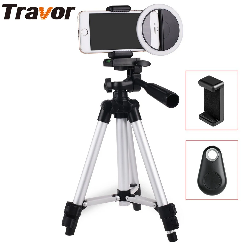 

Travor Enhancing Photography Selfie Ring Light for Smartphone +110cm Tripod+Phone holder+Bluetooth remote control