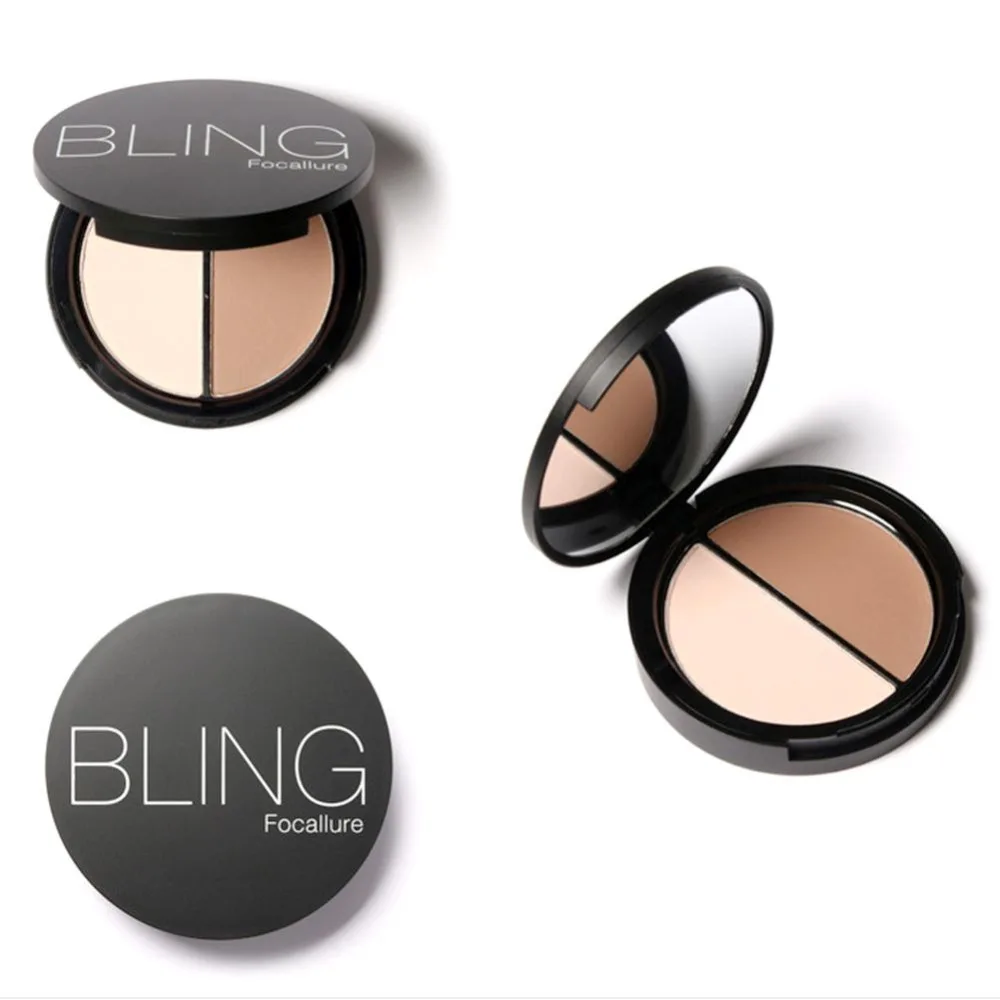 FOCALLURE Shimmer Bronzer and Highlighters Powder Makeup Concealer