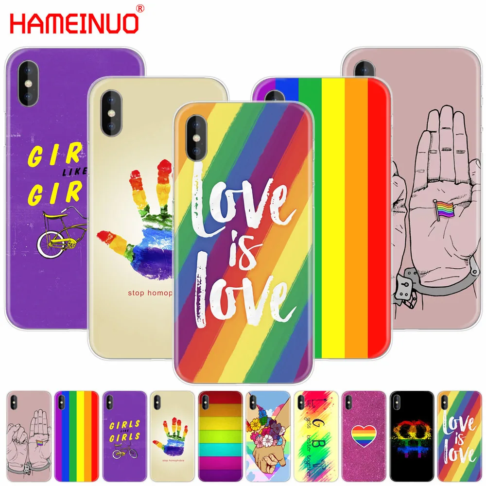 HAMEINUO для геев лесбиянок ЛГБТ Радужный Флаг гордость искусство красочный милый