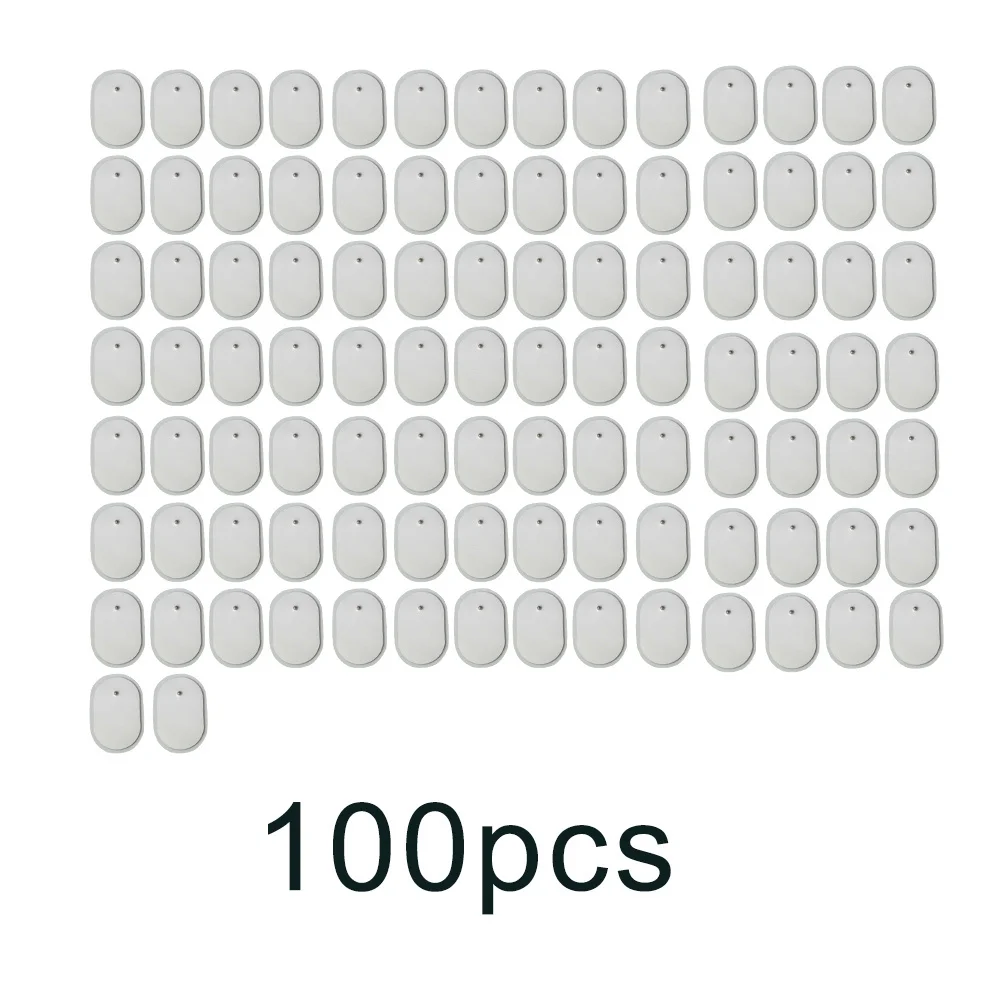 50/100 шт электроды для миостимулятор физиотерапевтическая Машина Патчи для похудения Массажер клейкие гелевые подушечки потери Вес - Цвет: 100pcs set 2