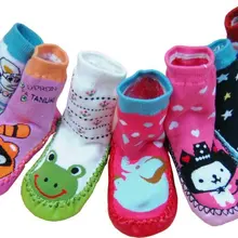 Много дизайнов, Детские комнатные носки толстые носки кожаные нескользящие носки для малышей носки для младенцев подарок для малышей, 3 размера