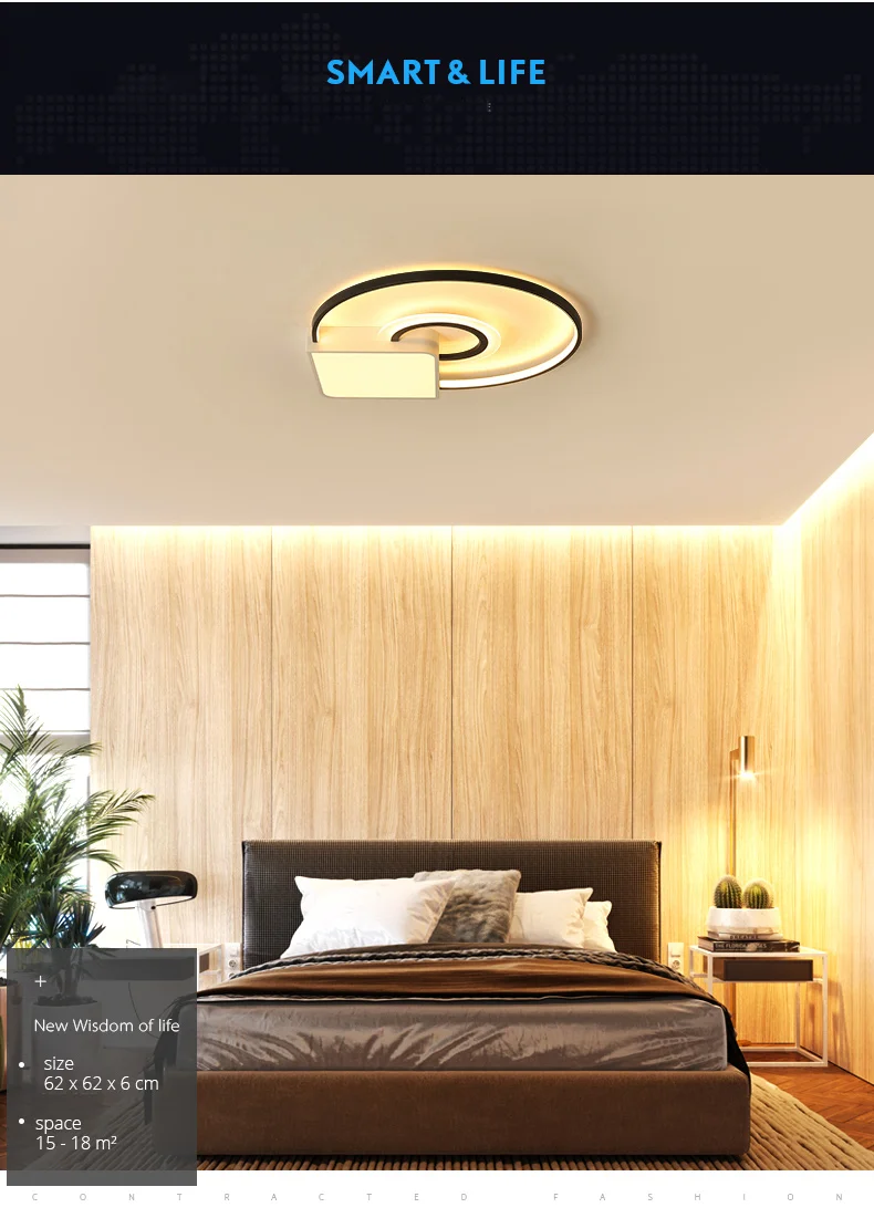DX Square Circle Led Ceiling Lights (3)