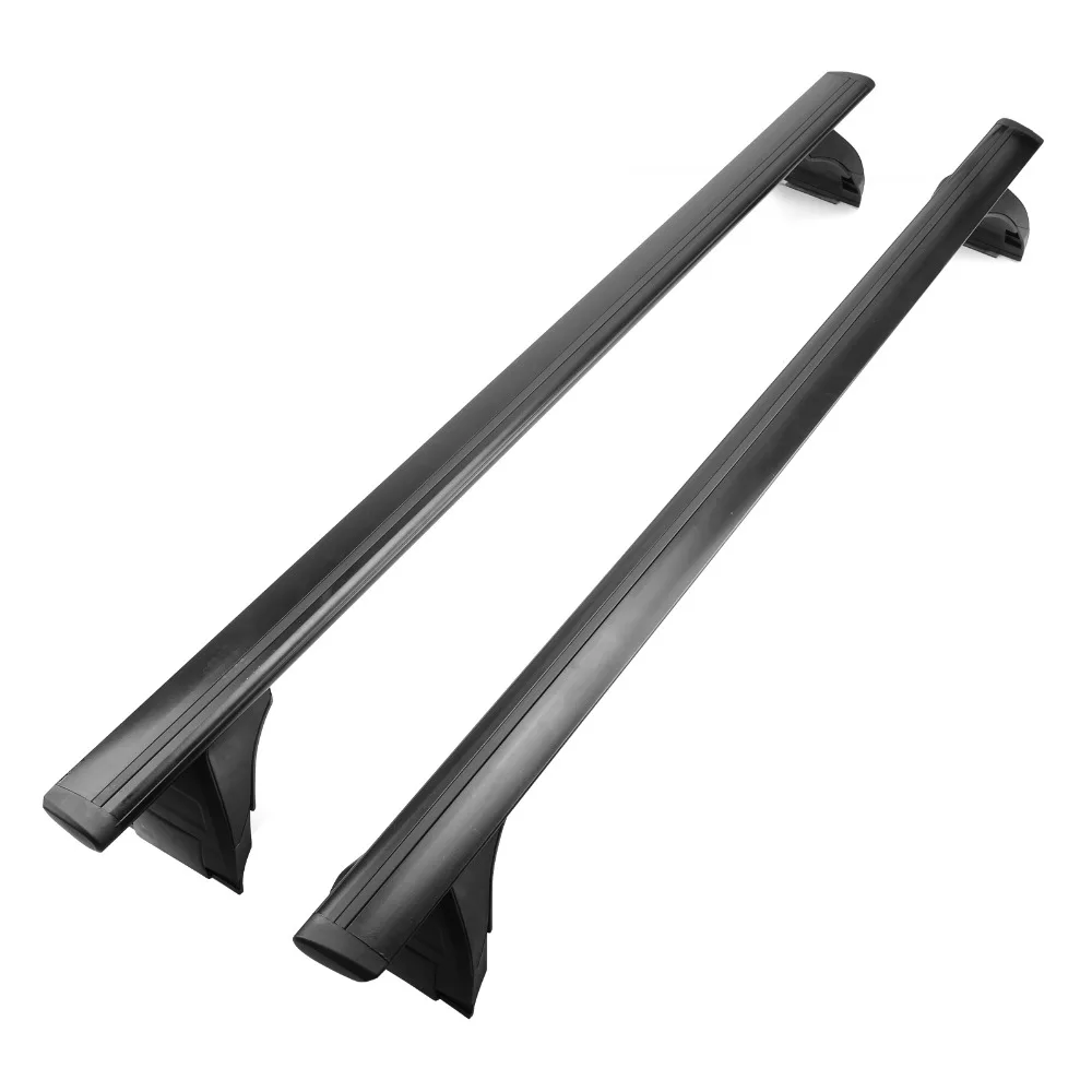 

Areyourshop Car New Black Removable Roof Rack Cross Rail Bar For Jeep Wrangler JL 2018-2019 ABS Plastic Car Auto Accessories