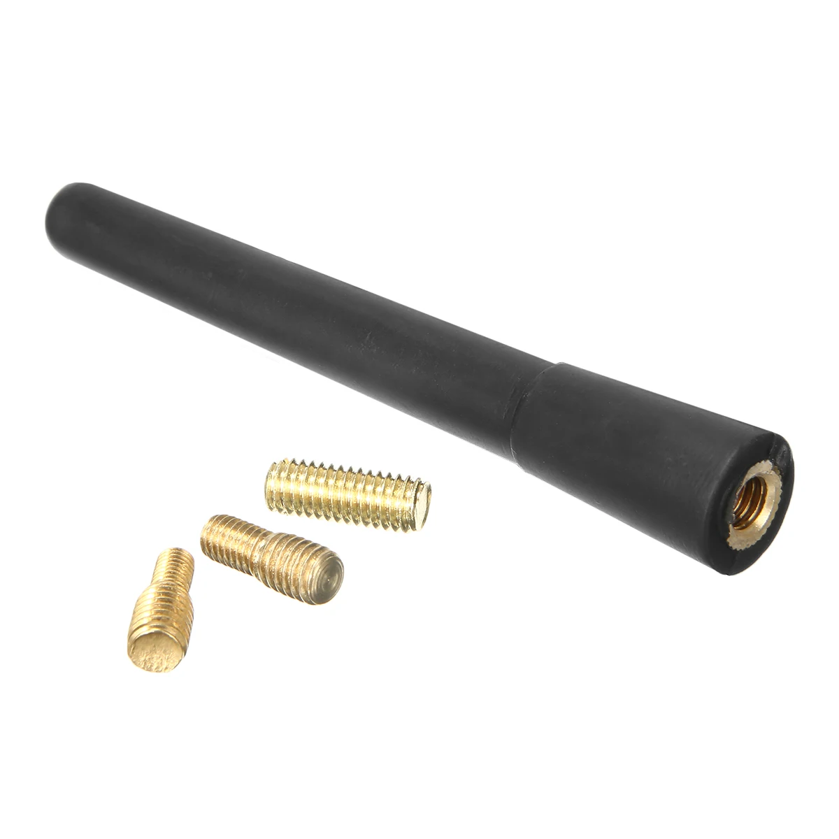 Universal Car Short Stubby Mast Antenna SCREW-IN Type AM/FM Radio Aerials for Car Exterior Styling