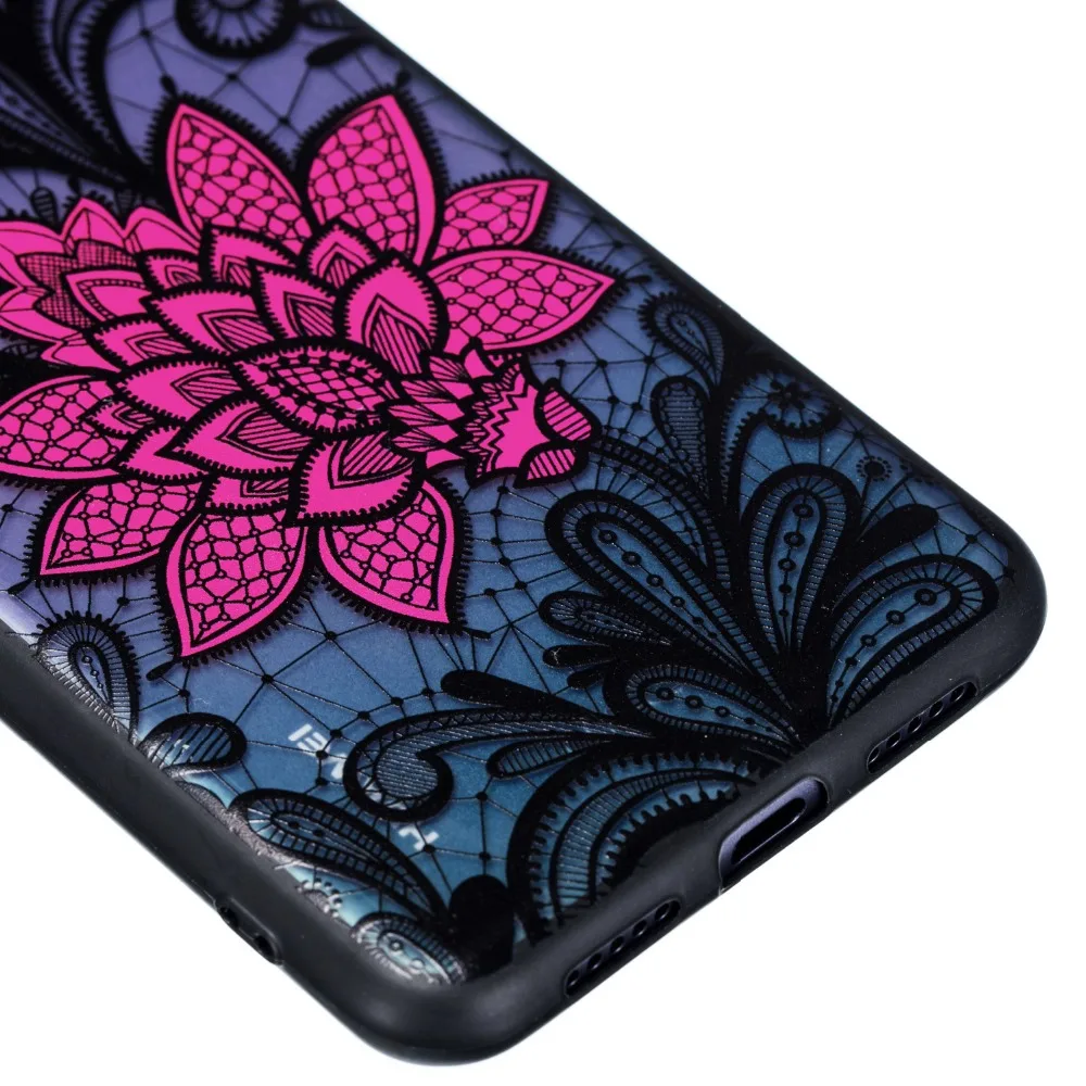 Чехол для Huawei P20 P10 Mate 10 Lite Pro Honor 6X 7X 9 Y3 Y5 Y7 Y9 силиконовый чехол из ТПУ с 3D тиснением и