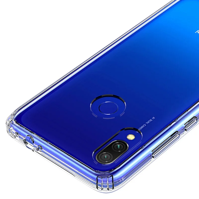 Для Xiaomi Redmi 7 чехол TPU бампер жесткий PC акриловый прозрачный Гибридный Кристальный чехол для телефона для Xiaomi Redmi 7 Redmi7 Y3 Coque чехол
