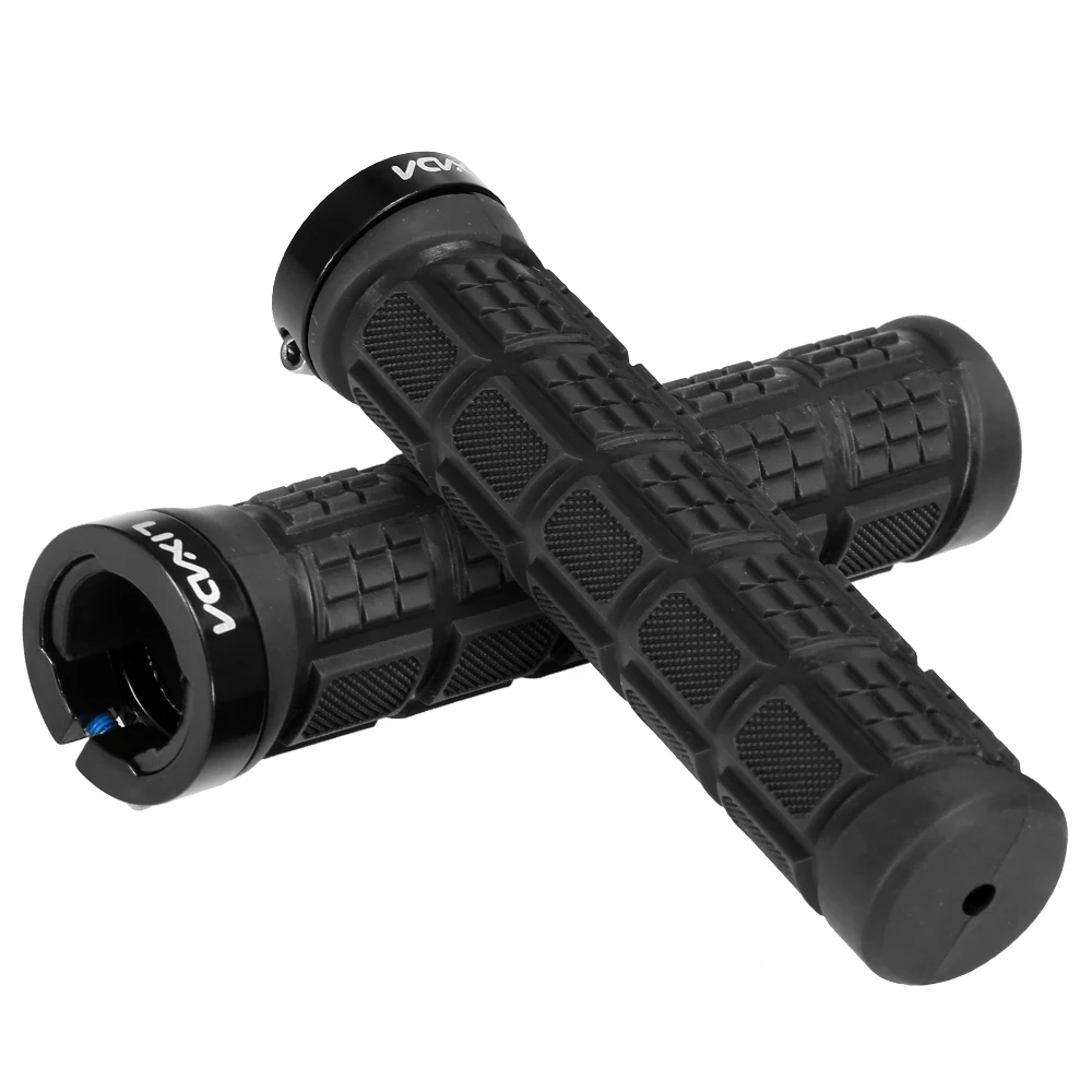 

Lixada 2PCS Bike Handlebar Grips Anti-skid Lock-on Cycling Grips MTB Road Bike End Grips For Bicycle Accessories