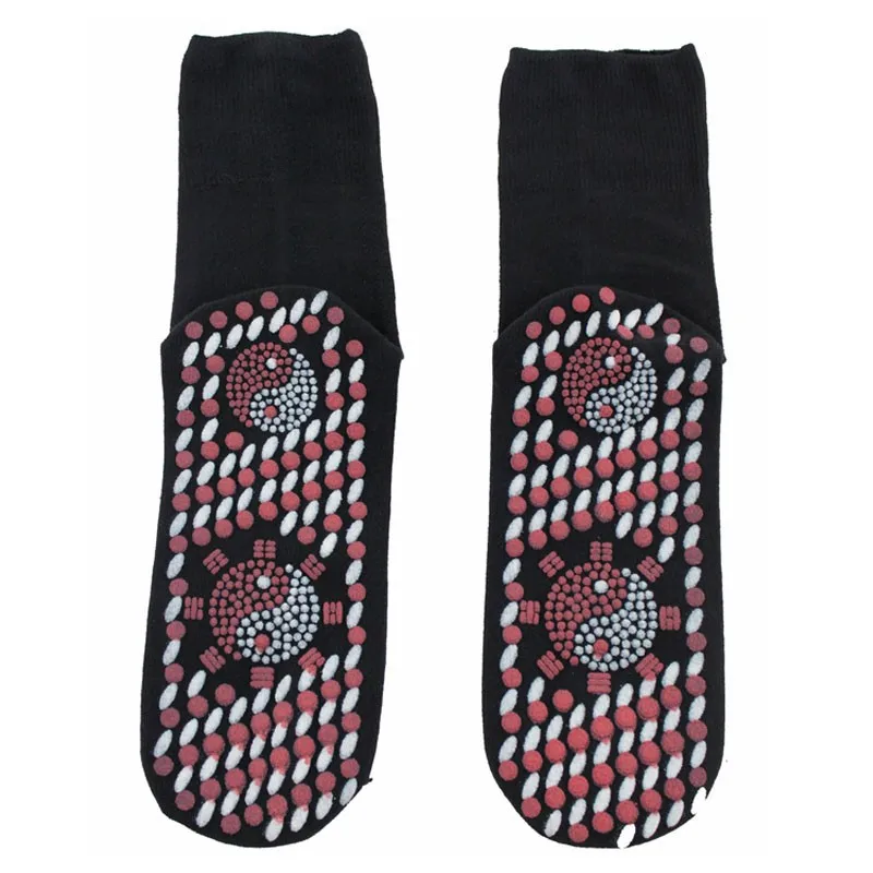 

10pcs=5 pairs/lot Bamboo Fiber Man's Fashion massage Socks, health and comfortable men's sox massage tourmaline sock