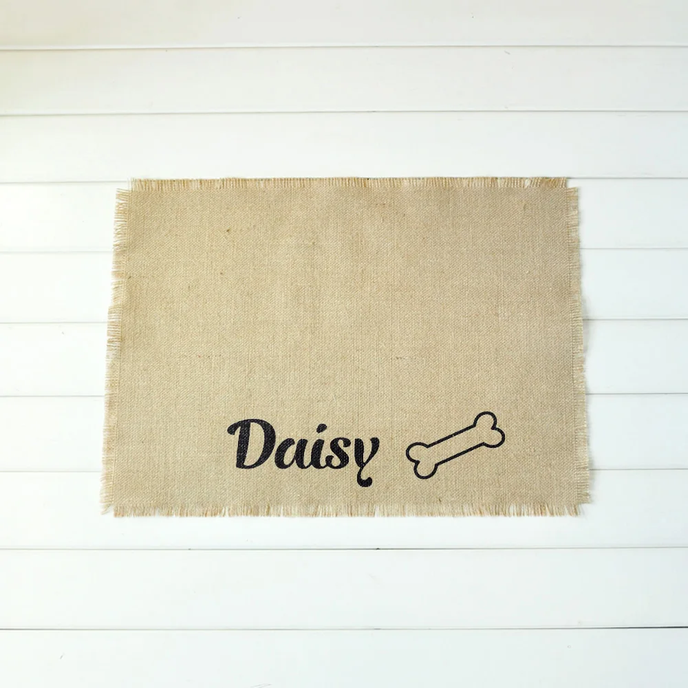 Personalized Pet Mat Pet Food Mat Dog Placemat Pet Placemat Gift for
