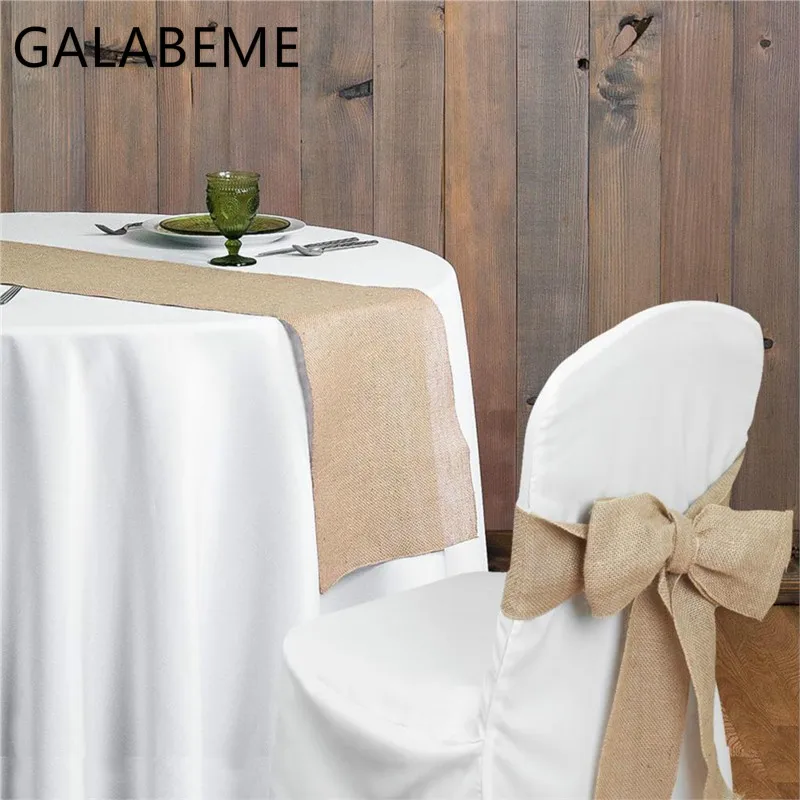 Galabeme 10 м джутовая Мешковина в рулоне Ширина 15 см/35 см/50 см деревенском стиле