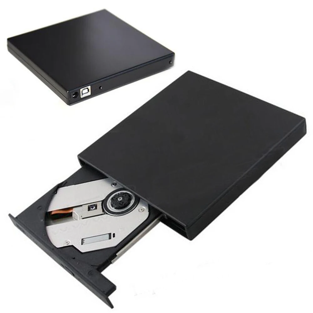 Portable USB External DVD Optical Drive Dual Layer 8X DVD RW DL Burner 