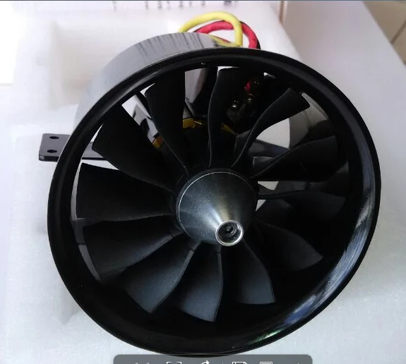 Freewing 80 мм EDF power system 12 лопастной металлический вентилятор 3530 1800 кв (Out runner) мотор