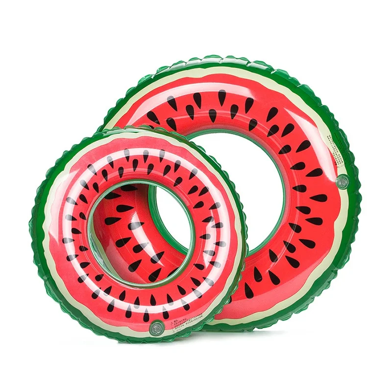 

Portable Children Swimming Rings for Swimming Pool Thicken Pool Float Circle Watermelon Inflatable Swimming Rings for Adult Kids