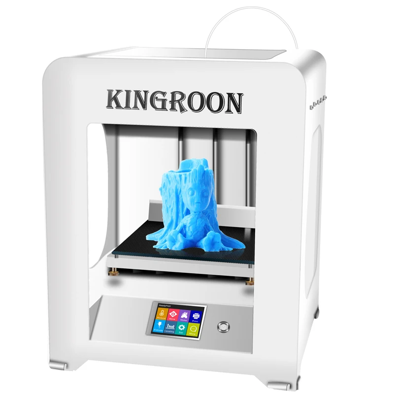 KINGROON 3d принтер размера плюс металлический TFT сенсорный экран 3d принтер с 1 кг PLA нитью 2 г sd-карта подарок 3D Impresora принтер