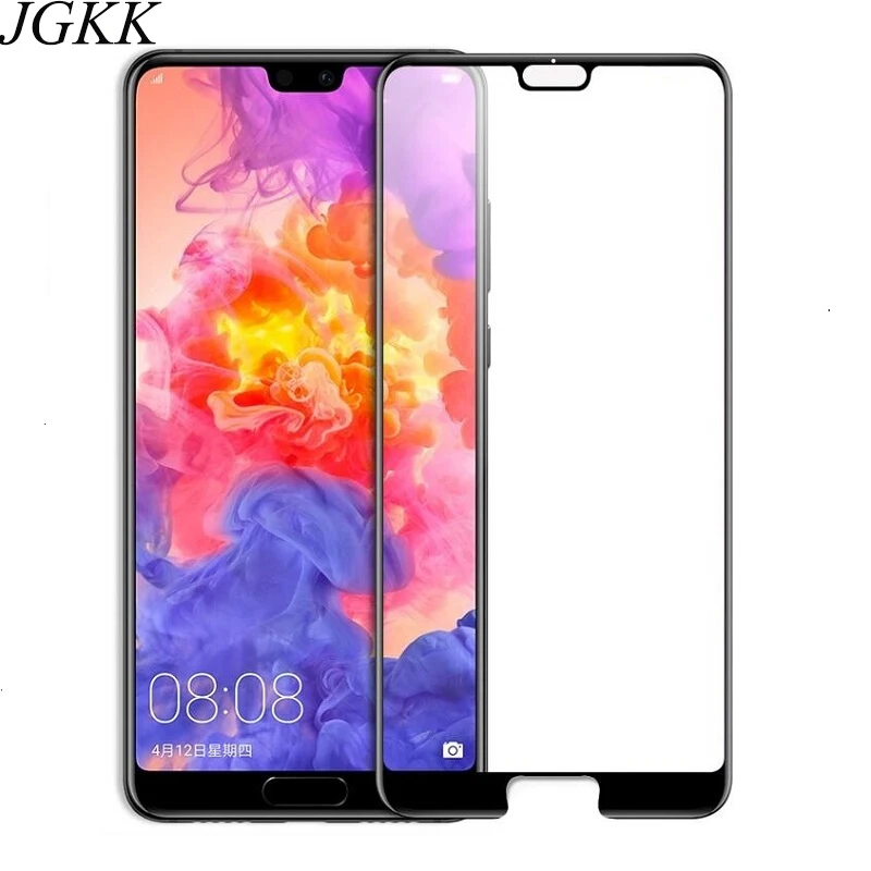 JGKK для Huawei Accend P20 Pro 5D холодная резьба закаленное стекло 3D полное покрытие экрана
