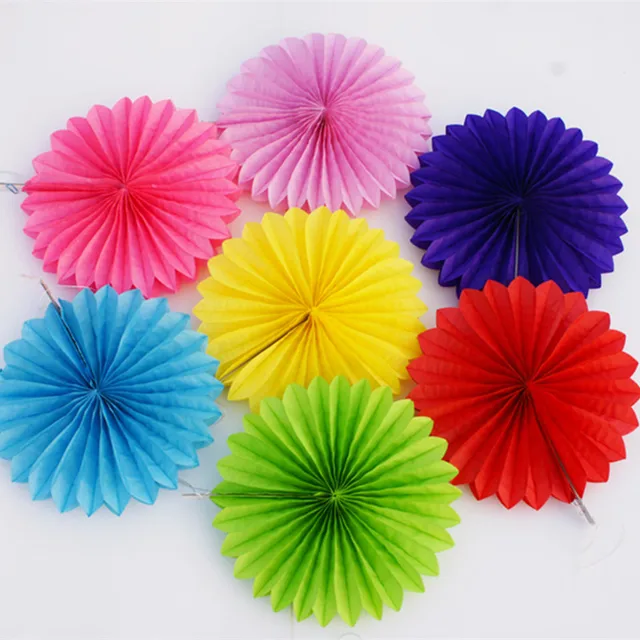 Decorative Crafts 30CM 1PCS Flower Origami Paper Fan Wedding Decoration Home Decorations Birthday Party Kids Decorative Crafts 30CM 1PCS Flower Origami Paper Fan Wedding Decoration Home Decorations Birthday Party Kids