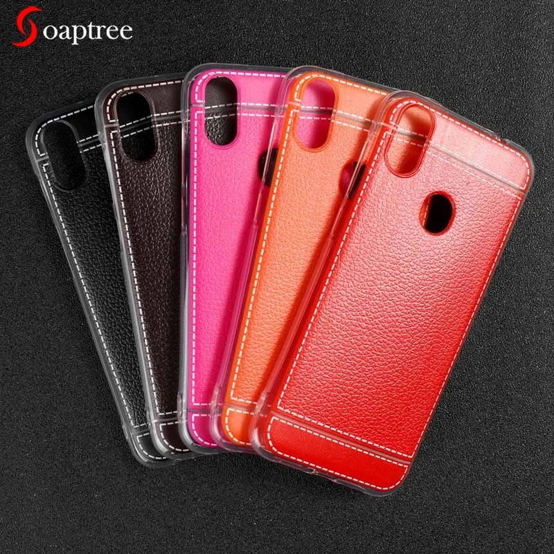 

Soaptree Soft TPU Case For Oukitel C15 Pro Cases For Oukitel C15 Pro Anti-Knock Protective Housing Back Shell Bumper Bags