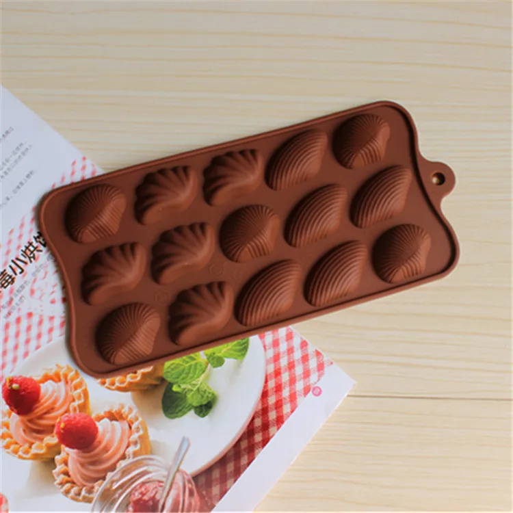Buy New DIY Shell Shaped Chocolate Mold Silicon Molds