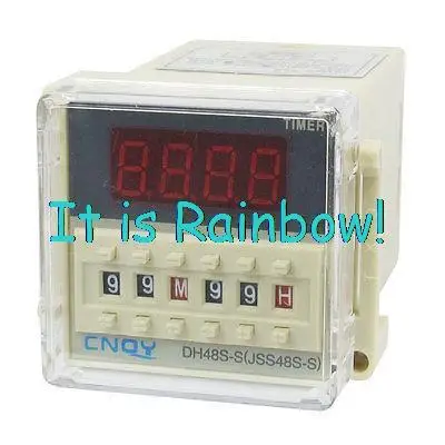 

Free Shipping AC 220V DPDT 8P 0.1S-99H 4-Digit Programmable Timer Delay Relay DH48S-S2Z