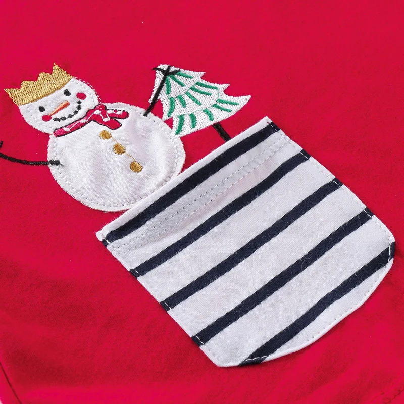 100% Cotton Striped Girls Dresses Baby Kids Christmas Clothes Long Sleeve Spring Autumn Applique Deer Children Dress Robe Fille (8)
