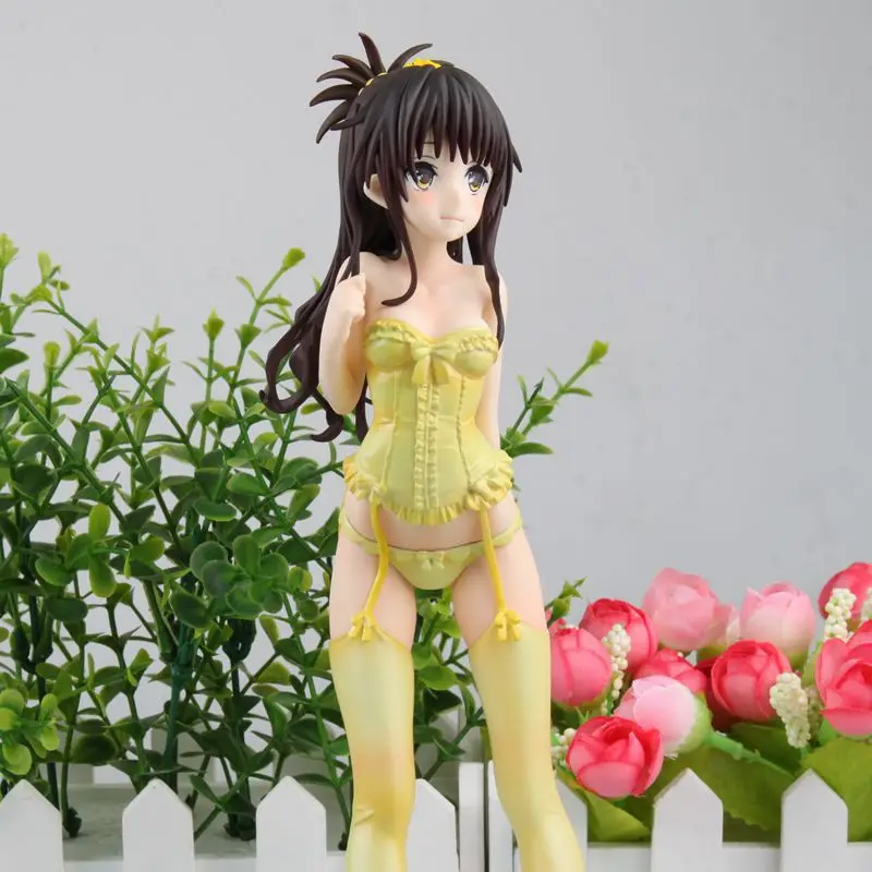 Аниме To love ru Микан Юки свадебное платье Ver ПВХ фигурка Коллекционная модель игрушки куклы 24 см