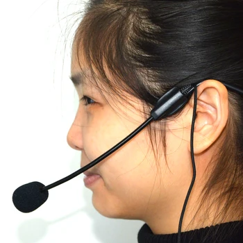 

Ollivan Mini Microphone 3.5mm Wired Headworn microfone For Voice Amplifier Speaker Head Mic Loundspeaker Lecture Teach Headset