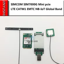 SIMCOM SIM7000G Mini pcie+ usb-адаптер+ антенна 4G+ gps антенна lte CATM1 EMTC NB-IoT Global Band для SIM7000A/SIM7000E