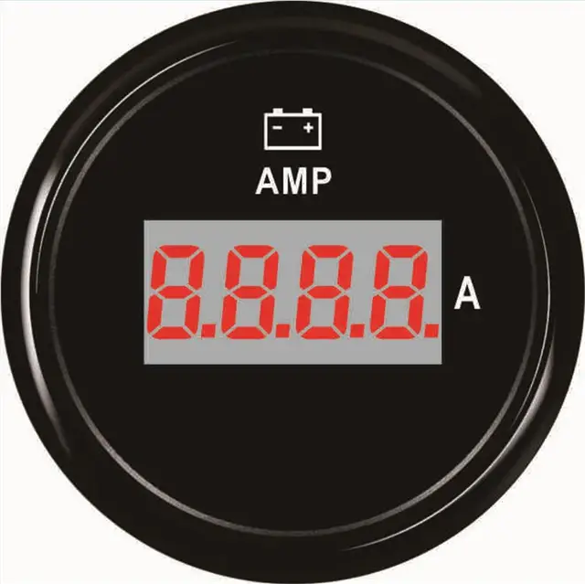 1pc Digital Amp Gauges Modified 52mm 0 150A Ampere Meters Vehicle