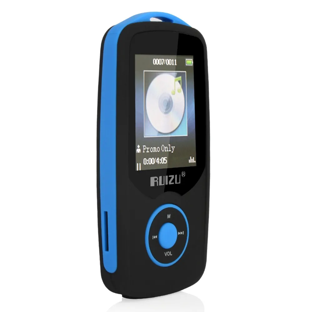 Оригинал RUIZU X06 Bluetooth Mp3-плеер Hifi Музыка С 4 ГБ + 16 1.8 Дюймовый Экран 100 часов Высокой