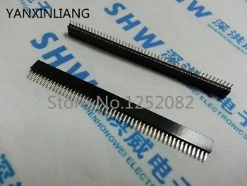 

10 pcs Pitch 1.27mm 50 Pin Female Single Row Straight Pin Header Strip Connector