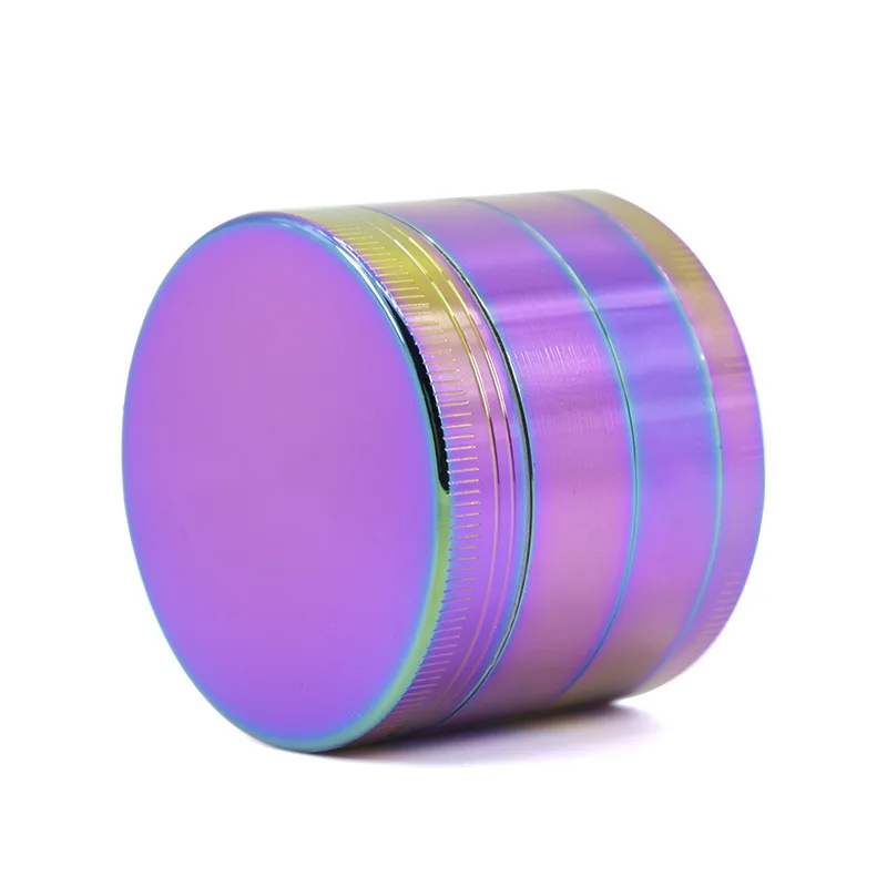 4Layers Herb Rainbow Grinder Pipes for Smoking Weed Utensils Tobacco Smoke Detectors Pipe